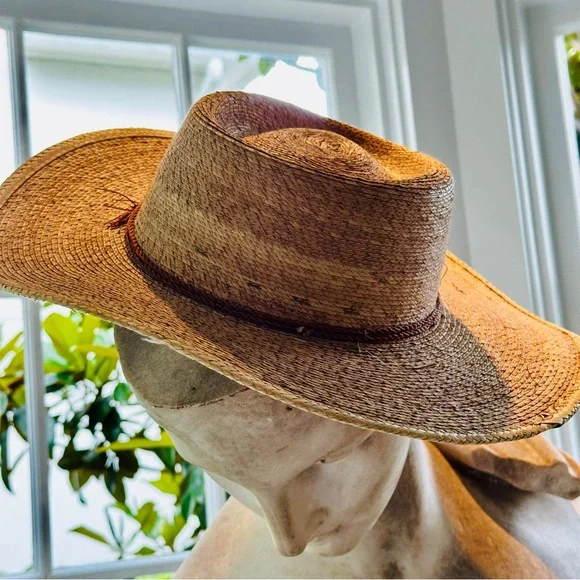 Sahuayo Legitimo straw hat size 59 or 7 3/8 - Picture 2 of 8